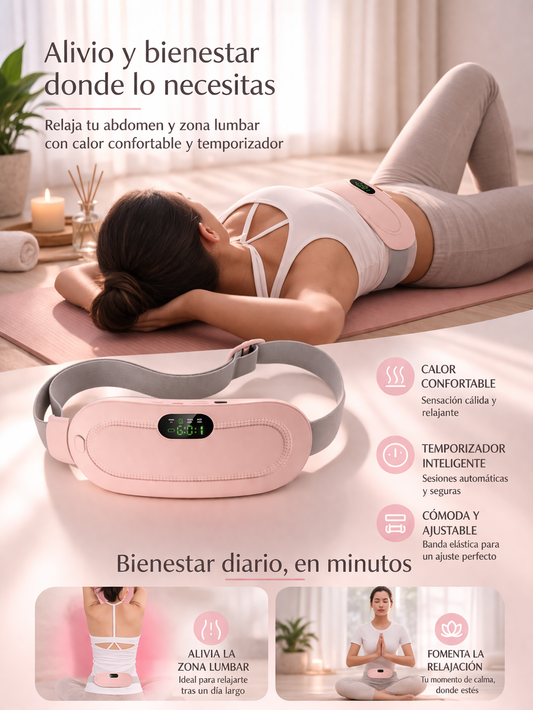 🌸 Cinturón Térmico Menstrual Inalámbrico – Calor y confort para tus días más incómodos