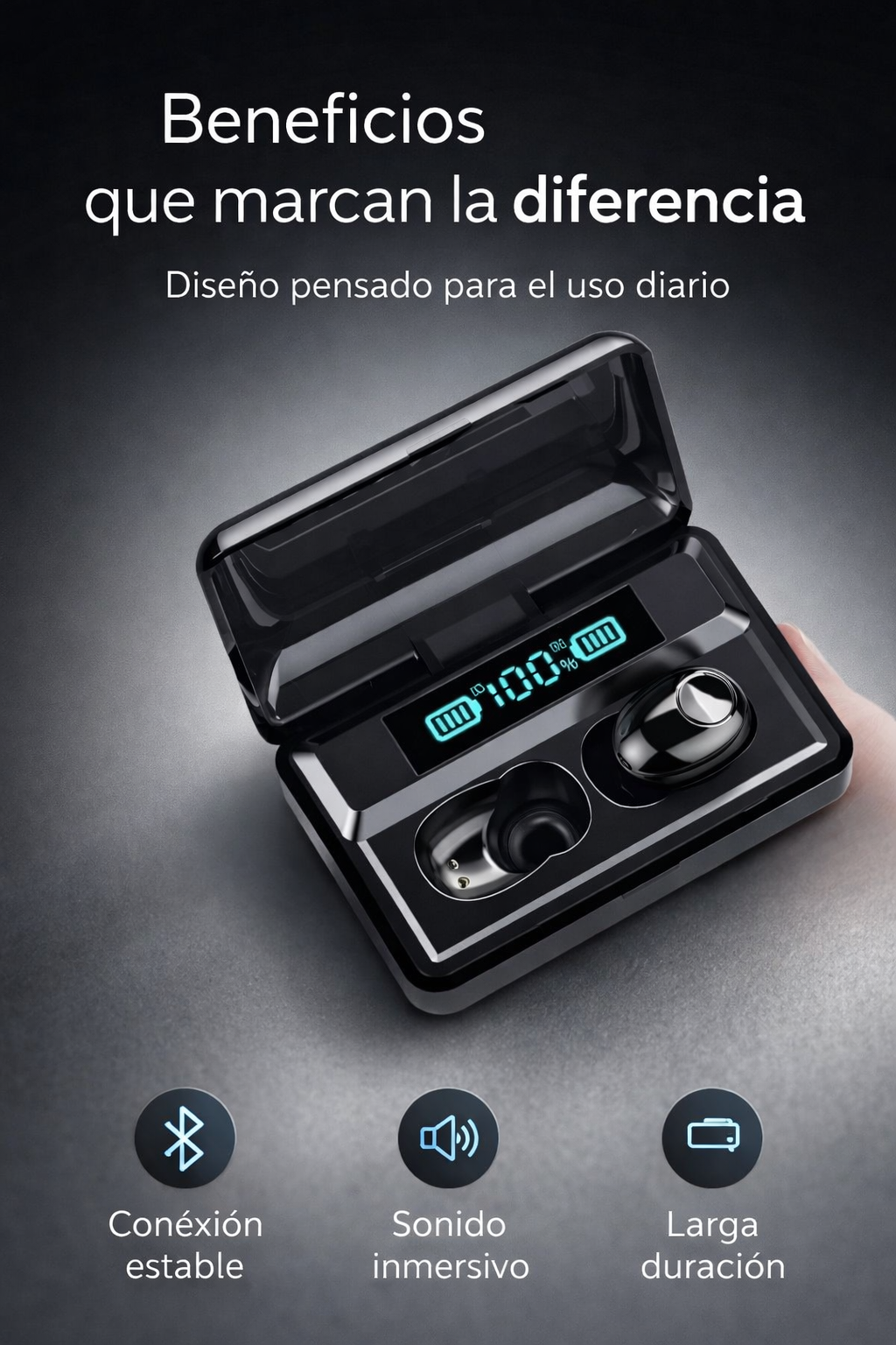 🎧 Audífonos F9-5 TWS In-Ear – Libertad total para escuchar donde quieras