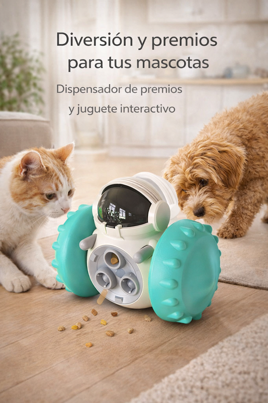 🤖 Juguete Interactivo KINGO Dispensador de Alimento – Diversión y estimulación para tu mascota