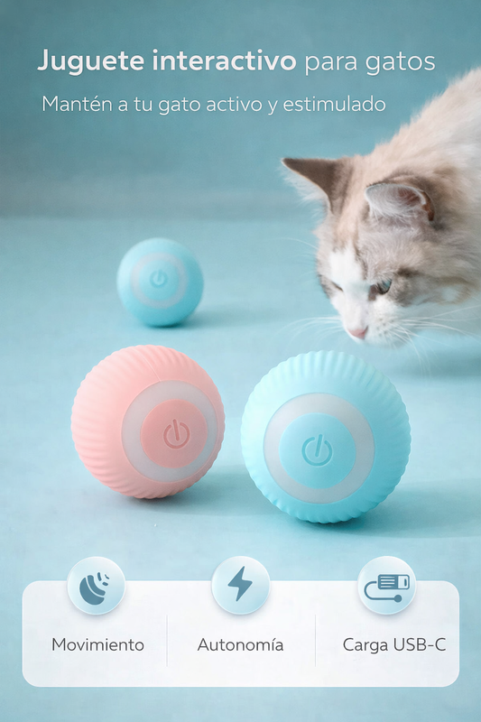 🐱 Smart Ball – Diversión interactiva para mantener a tu gato entretenido