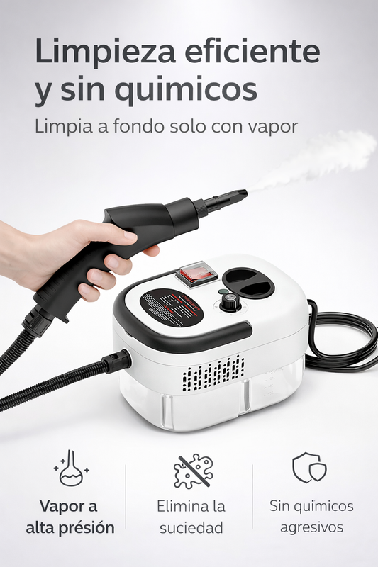 🔥 Máquina de Limpieza a Vapor 2500W – Limpieza profunda sin esfuerzo
