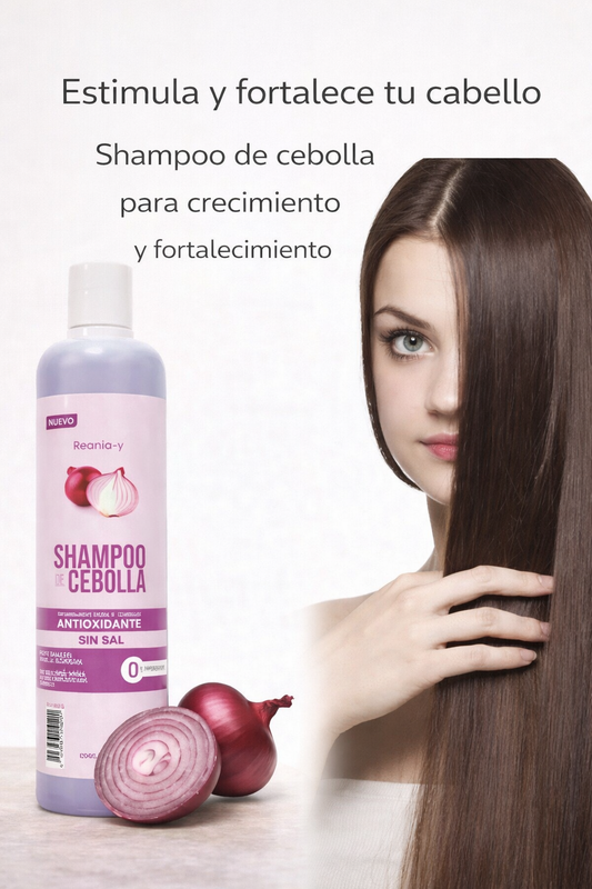 🧴 Shampoo Capilar de Cebolla – Limpieza profunda y cuidado diario para tu cabello